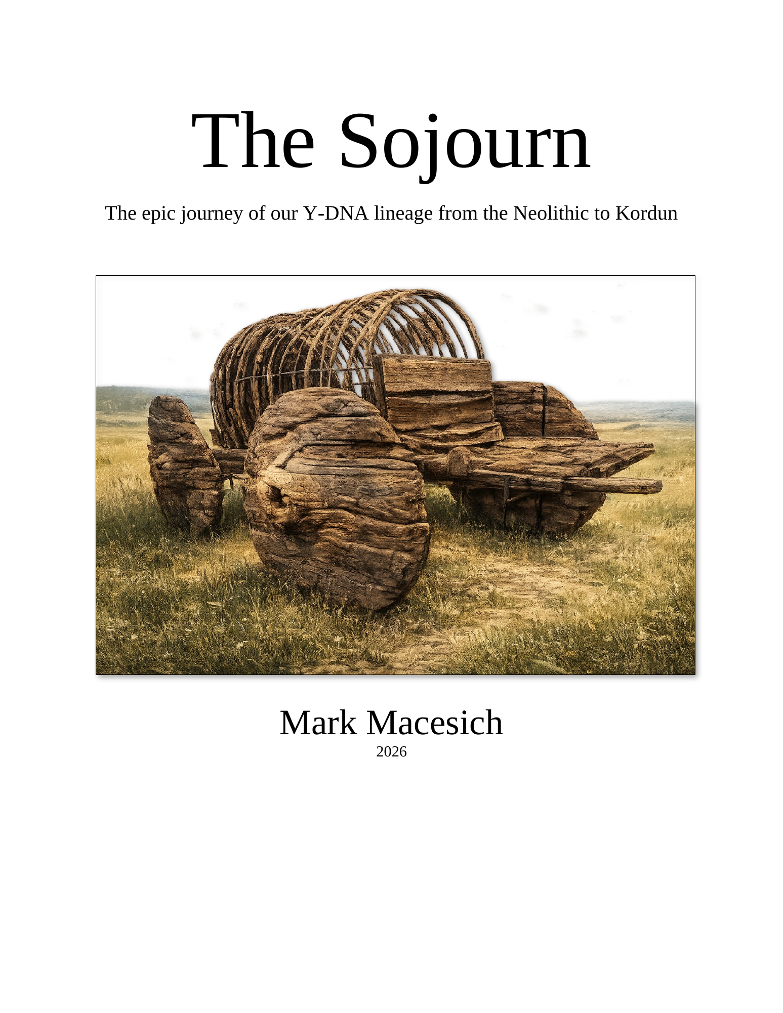 Cover of The Sojourn by Mark Macesich